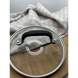 SIMPLY Calphalon Glass & Stainless-Steel Lid Outer 6 1/4" - Inner 5 1/2"